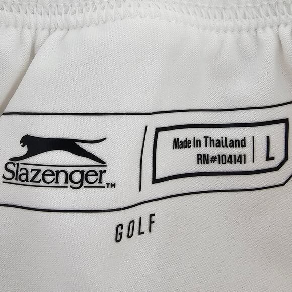 Slazenger White Golf Tennis Pickleball Skirt Skort Women's L Preppy Prep 3462 - Picture 3 of 7